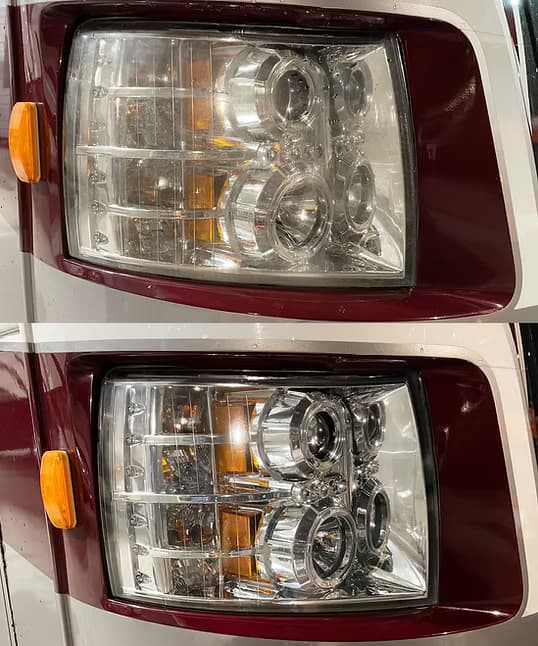RV paint correction and oxidation removal
